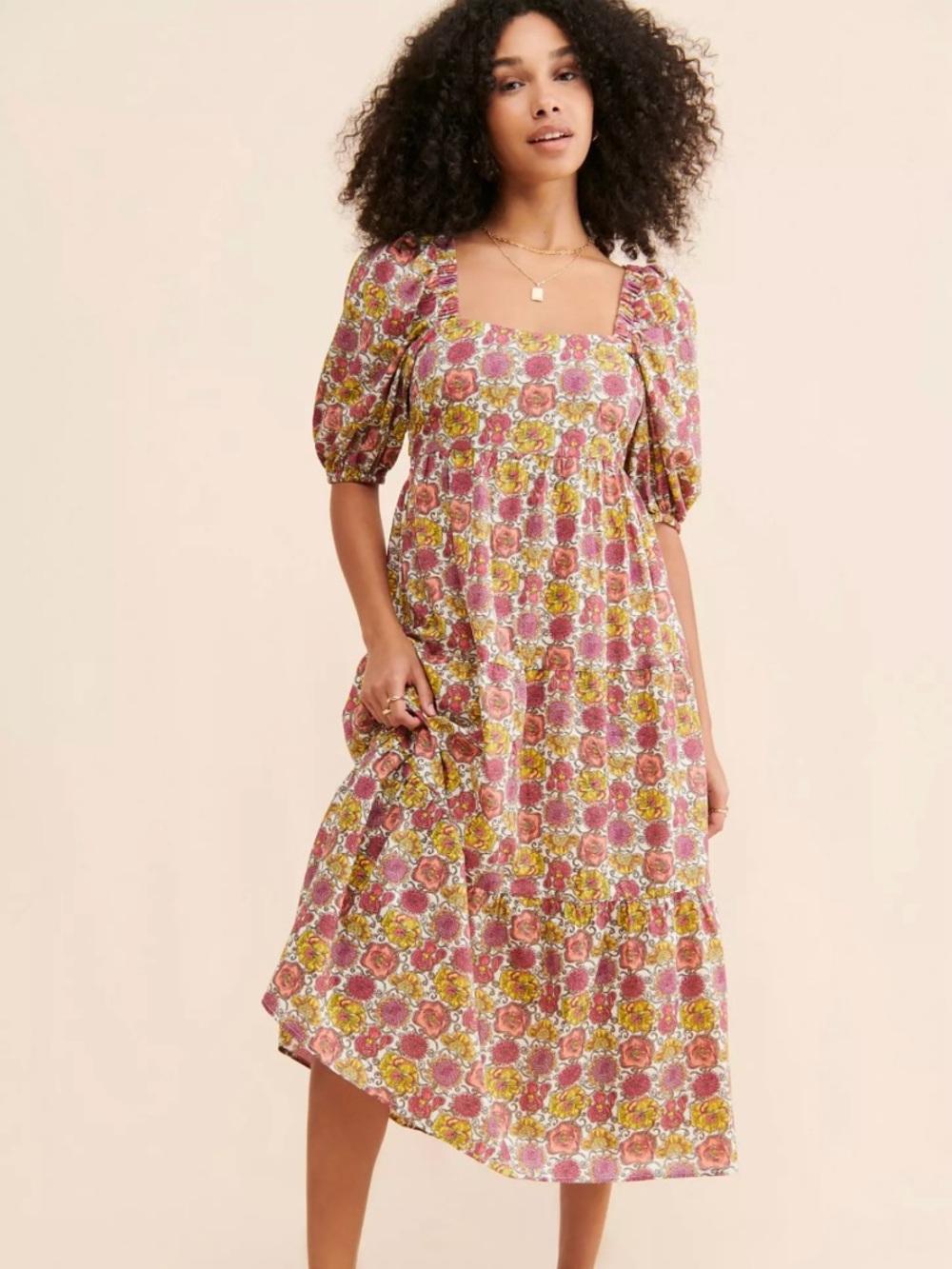 MINKPINK Yasamin Midi Dress Small